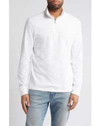 Faherty - Sunwashed Quarter Zip Pullover - Lyst