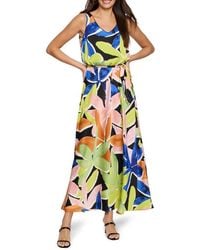 NIC+ZOE - Bianca Mega Blooms Sleeveless Maxi Dress - Lyst