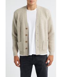 Alex Crane - Vale Merino Wool V-Neck Cardigan - Lyst