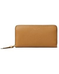 Tory Burch - Romy Leather Zip Around Continental Wallet - Lyst