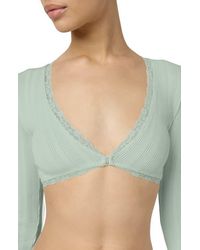 Florence By Mills - Pointelle Lace Crop Top - Lyst