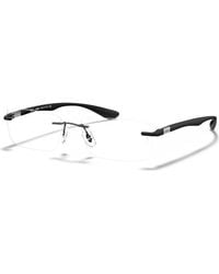 Ray-Ban - 54Mm Rectangle Optical Glasses - Lyst