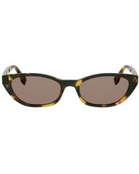 Fendi - Baguette 54Mm Cat Eye Sunglasses - Lyst
