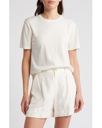 Rails - Avery Short Sleeve Cotton & Cashmere Sweater - Lyst
