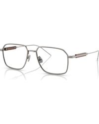 Brunello Cucinelli - 54Mm Rectangle Optical Glasses - Lyst