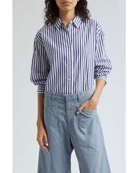 Nili Lotan - Yorke Stripe Shirt - Lyst