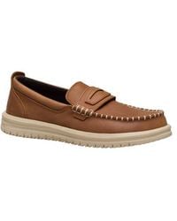 HEYDUDE - Wally Nxt Leather Penny Loafer - Lyst