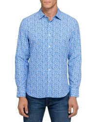 Con.struct - Amber Floral Woven Long Sleeve Basic - Lyst