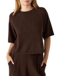 Steve Madden - Kori Elbow Sleeve Crewneck Sweater - Lyst