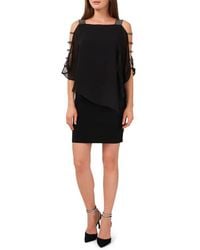 Chaus - Ladder Trim Overlay Minidress - Lyst