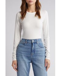 Rag & Bone - Icons Luca Slim Fit Long Sleeve Top - Lyst