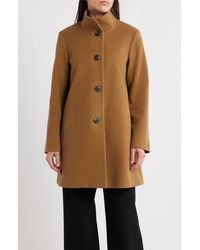 Fleurette - Grace Stand Collar Wool Coat (Nordstrom Exclusive) - Lyst