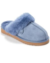 Dearfoams - Fireside Sydney Genuine Shearling Scuff Slippers - Lyst