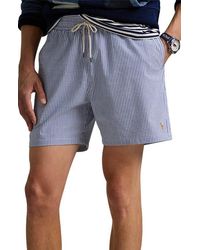 Polo Ralph Lauren - Traveler Seersucker Swim Trunks - Lyst