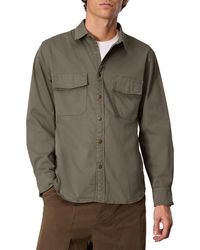 Rag & Bone - Stretch Cotton Cpo Button-Up Shirt - Lyst