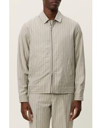 Les Deux - Como Pinstripe Coach Jacket - Lyst