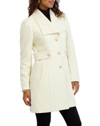 Kensie - Wool Blend Long Coat - Lyst