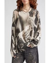 R13 - Oversize Distressed Cashmere Sweater At Nordstrom - Lyst