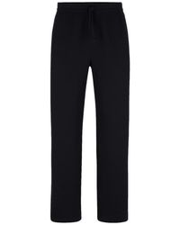 BOSS - Waffle Cotton Blend Pajama Pants - Lyst