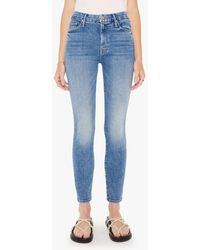 Mother - Looker High Waist Ankle Skinny Jeans - Lyst
