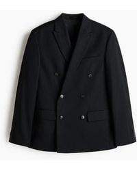 H&M - Regular Fit Double-Breasted Jacket - Lyst