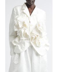 Comme des Garçons - Floral Damask Single Breasted Blazer - Lyst