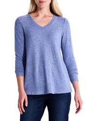 NZT by NIC+ZOE - Nzt By Nic+zoe Sweet Dreams Heathered Top - Lyst