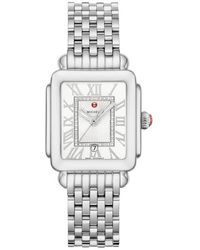 Michele - Deco Madison Mid Diamond Dial Bracelet Watch, 29Mm X 31Mm - Lyst