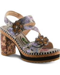 Spring Step - Escapartist Slingback Platform Sandal - Lyst