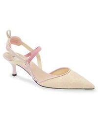 Fendi - Colibri Floral Slingback Pointed Toe Pump - Lyst