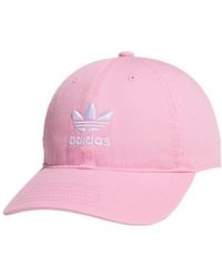 adidas - Originals Relaxed Cotton Baseball Cap - Lyst