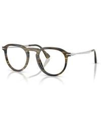 Persol - 49Mm Rectangle Optical Glasses - Lyst