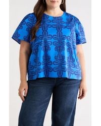 Sugarlips - Romery Tilma Abstract Print Cotton Top - Lyst