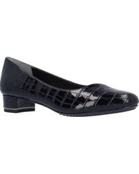 J. Reneé - Bambalina Croc Embossed Block Heel Pump - Lyst
