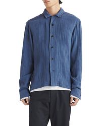 Rag & Bone - Avery Resort Gauze Button-up Shirt - Lyst
