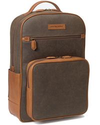 Johnston & Murphy - Rhodes Cotton Canvas & Leather Backpack - Lyst