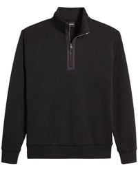 BOSS - Sidney Quarter Zip Pullover - Lyst
