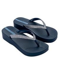 Ipanema - Ipa Glitter Wedge Flip Flop - Lyst