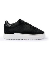 Mallet - Pony Hair Low-Top Platform Trainers - Lyst