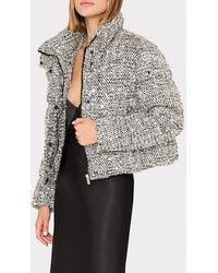 MILLY - Hayes Sequin Tweed Jacket - Lyst