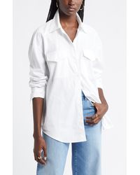 Nordstrom - Poplin Two-pocket Button-up Shirt - Lyst