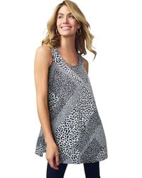 Jessica London - Georgette Tunic Tank - Lyst