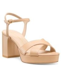 Stuart Weitzman - Dayna Ankle Strap Platform Sandal - Lyst