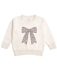 Sweet Wink - Mocha Floral Bow Patch Sweatshirt - Lyst