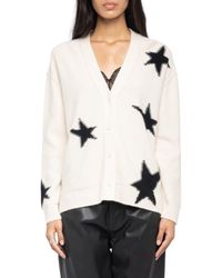 Zadig & Voltaire - Mirka Star Cashmere Cardigan - Lyst