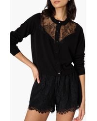 Cami NYC - Harleth Lace Panel Cardigan - Lyst