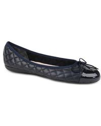 Paul Mayer - Best Cap Toe Quilted Ballet Flat - Lyst