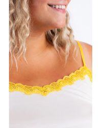 Uwila Warrior - Soft Silk Lace Trim Camisole - Lyst