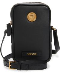 Versace - biggie Medusa Coin Phone Crossbody Bag - Lyst