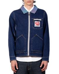 Pleasures - X Richard Bernstein Cake Denim Zip Jacket - Lyst